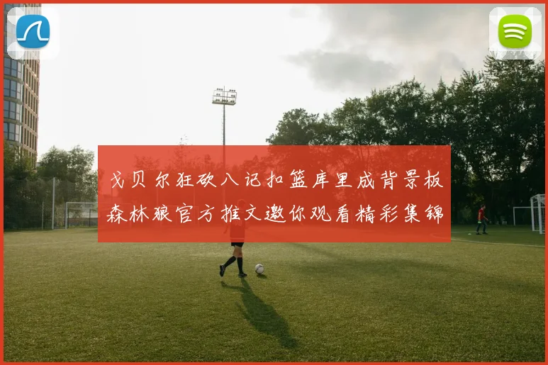 戈贝尔狂砍八记扣篮库里成背景板森林狼官方推文邀你观看精彩集锦
